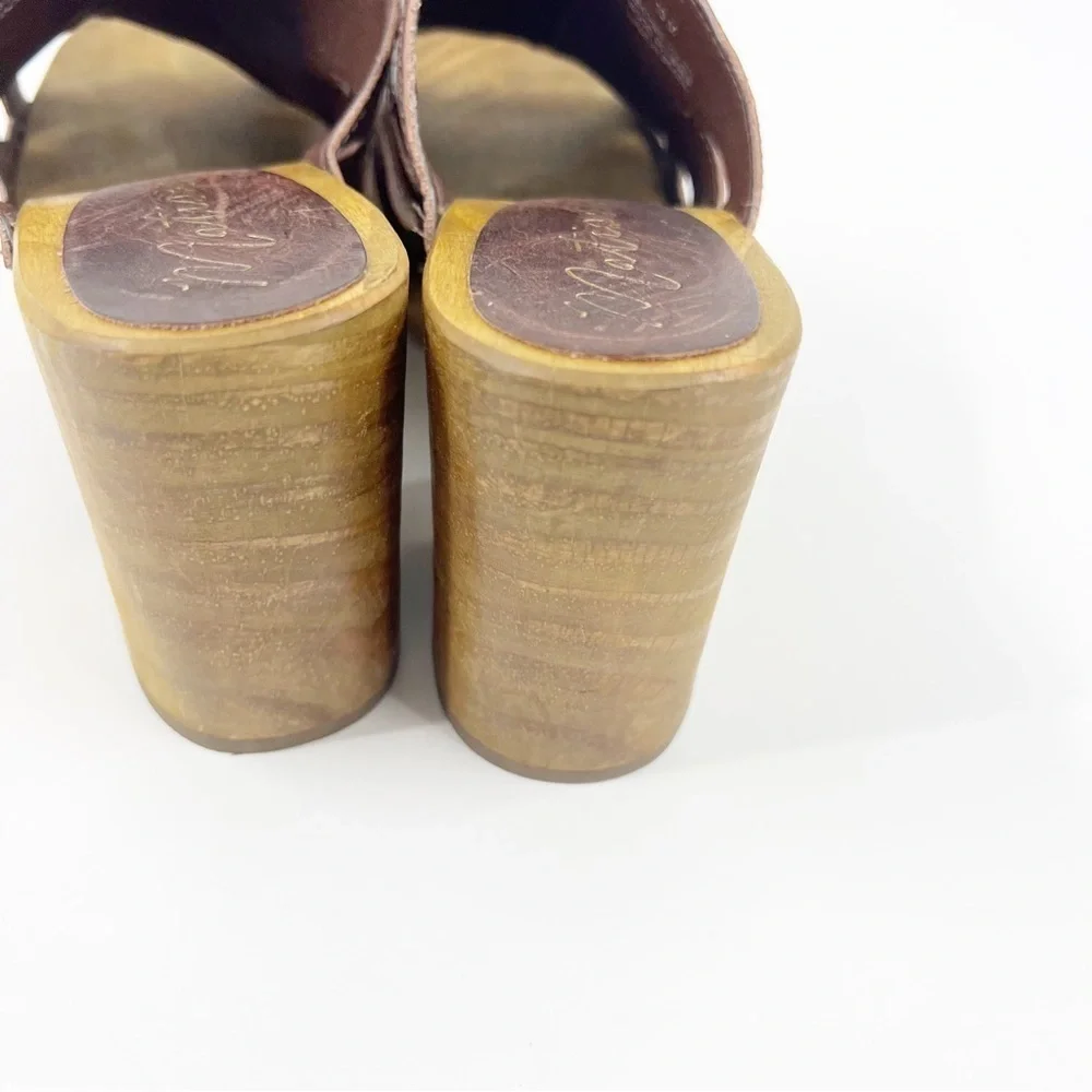 ✅ MATISSE KARA‎ PLATFORM CLOG SANDAL BROWN SIZE 10 Y2K SUMMER